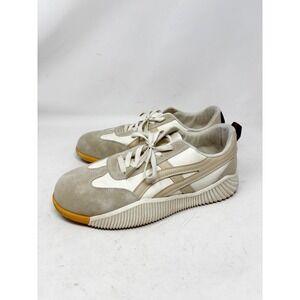 De‎ Florance Womens Size 11 Beige Suede Faux Leather Sneakers Designed in Italy